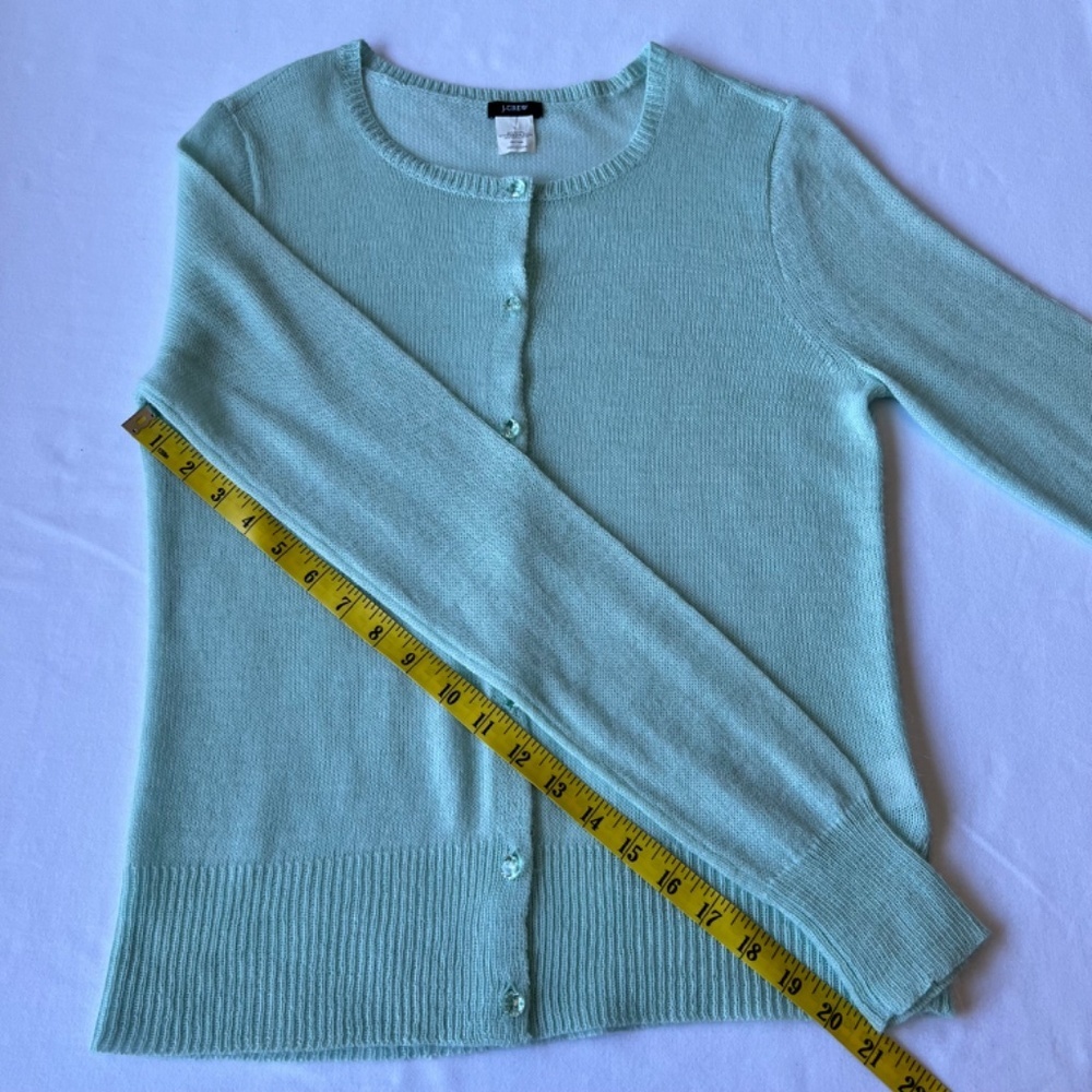 J. Crew Super Fine Alpaca/ Merino Wool Lightweight Blend Cardigan - Picture 7 of 9